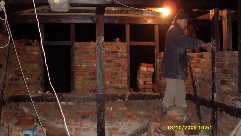 Фахверк пристройки