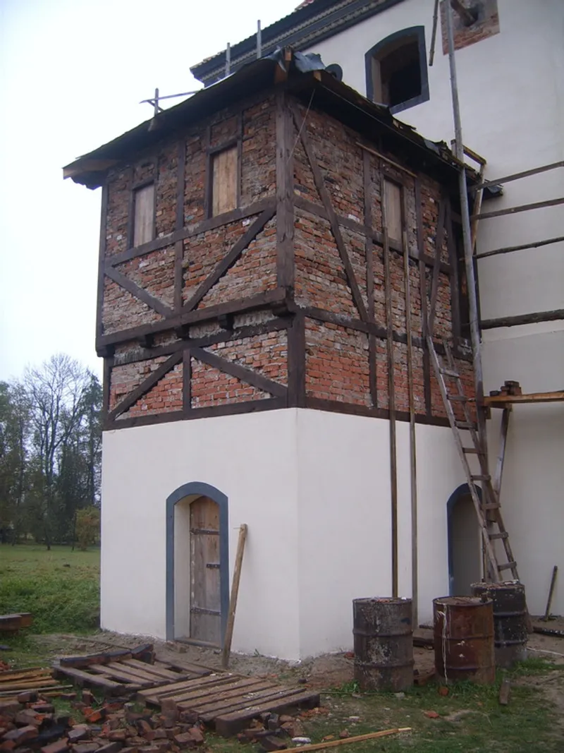 Фахверк пристройки