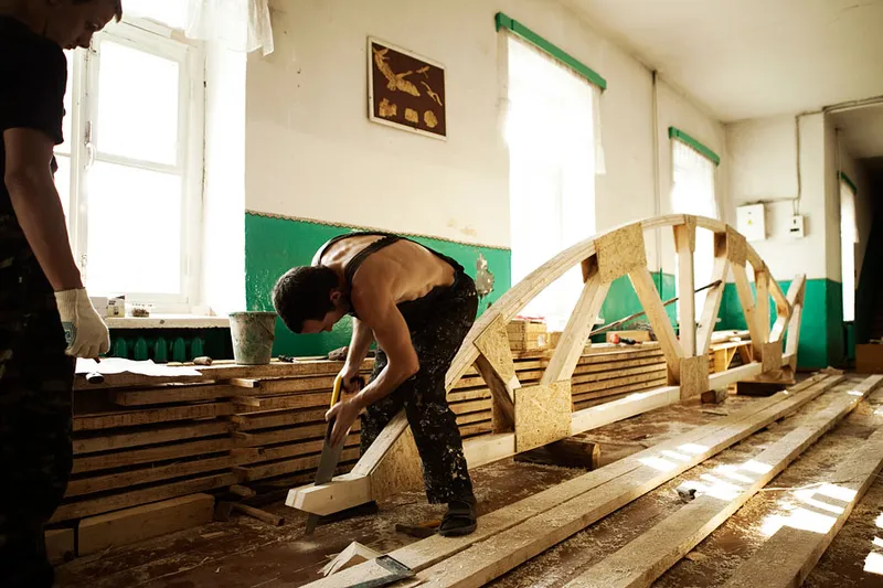 Изготовление ферм купола