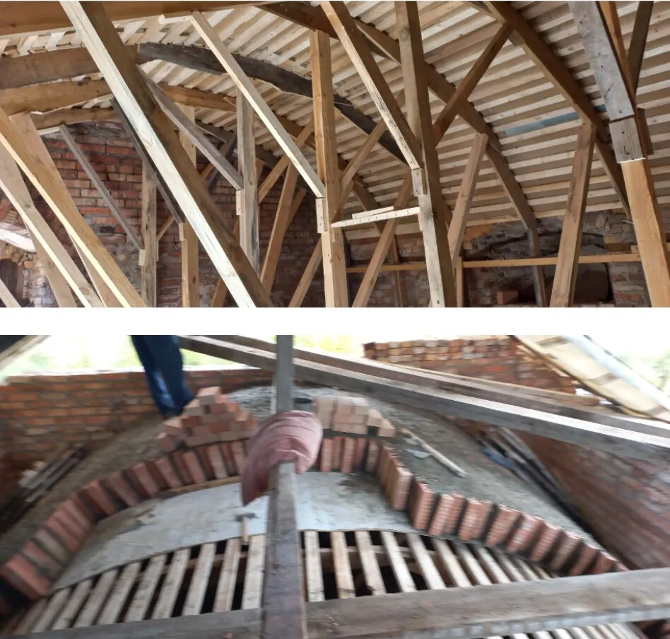 Северная башня с кровлей