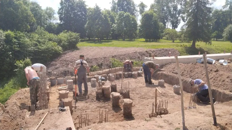 Восточная башня - сваи 58 шт