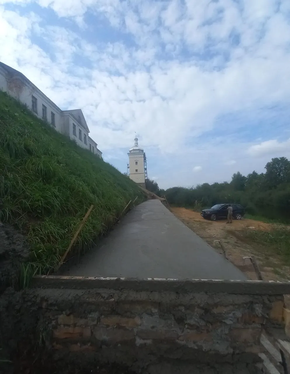 Ремонт 32 м. подпорной стены