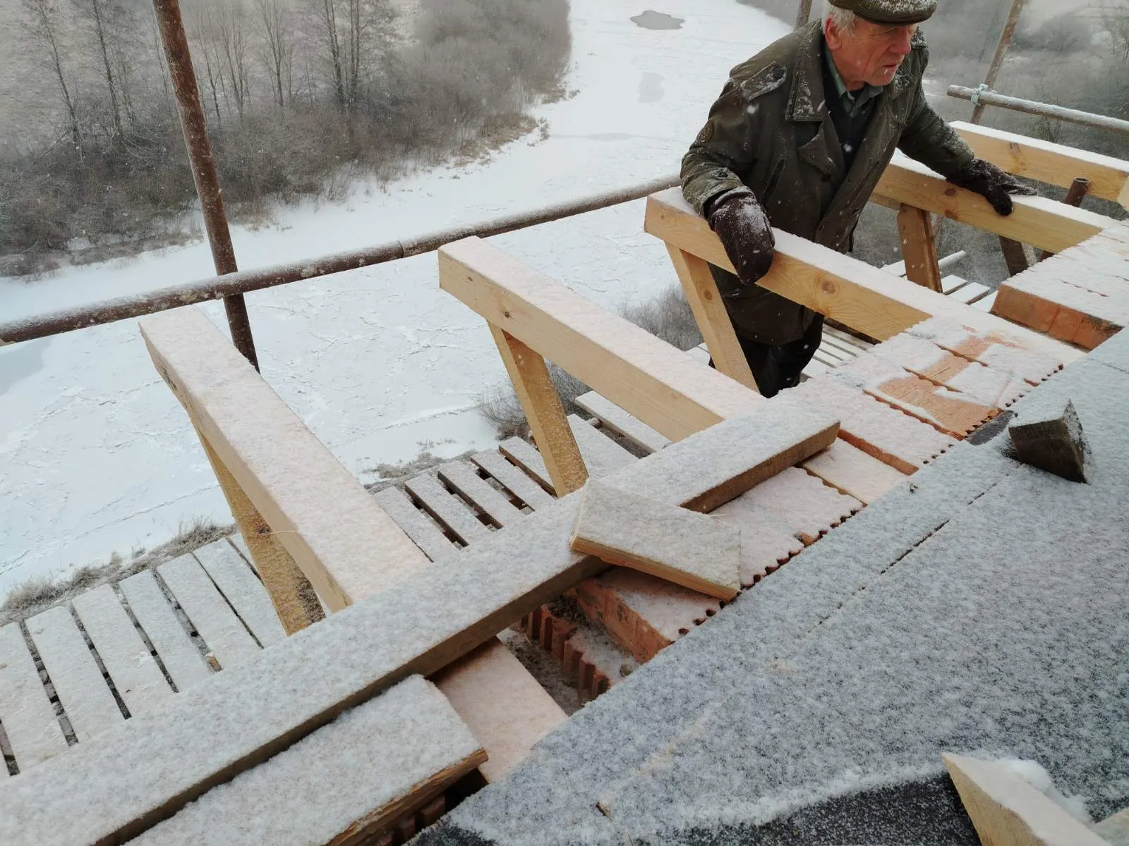 Опалубка галереи 3-й этаж П.Г.А.