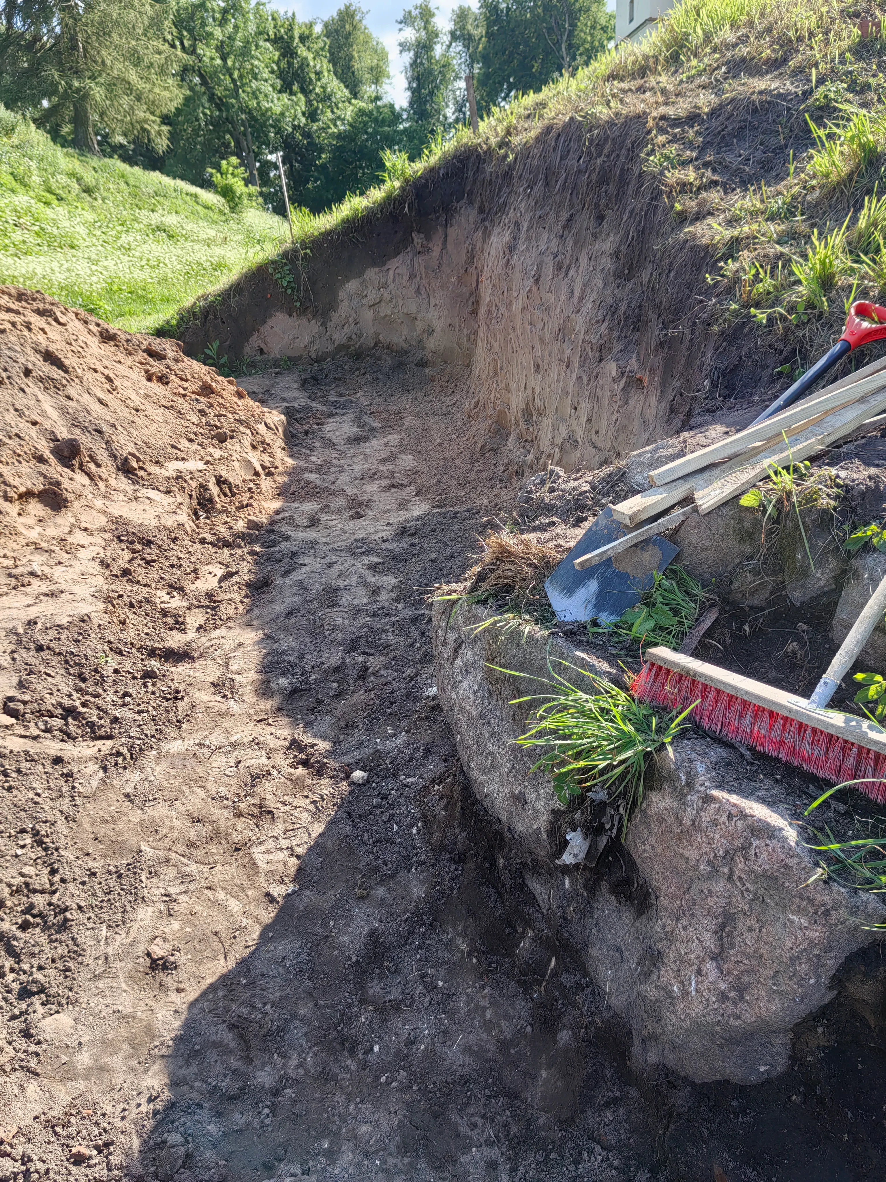 Раскоп под порной