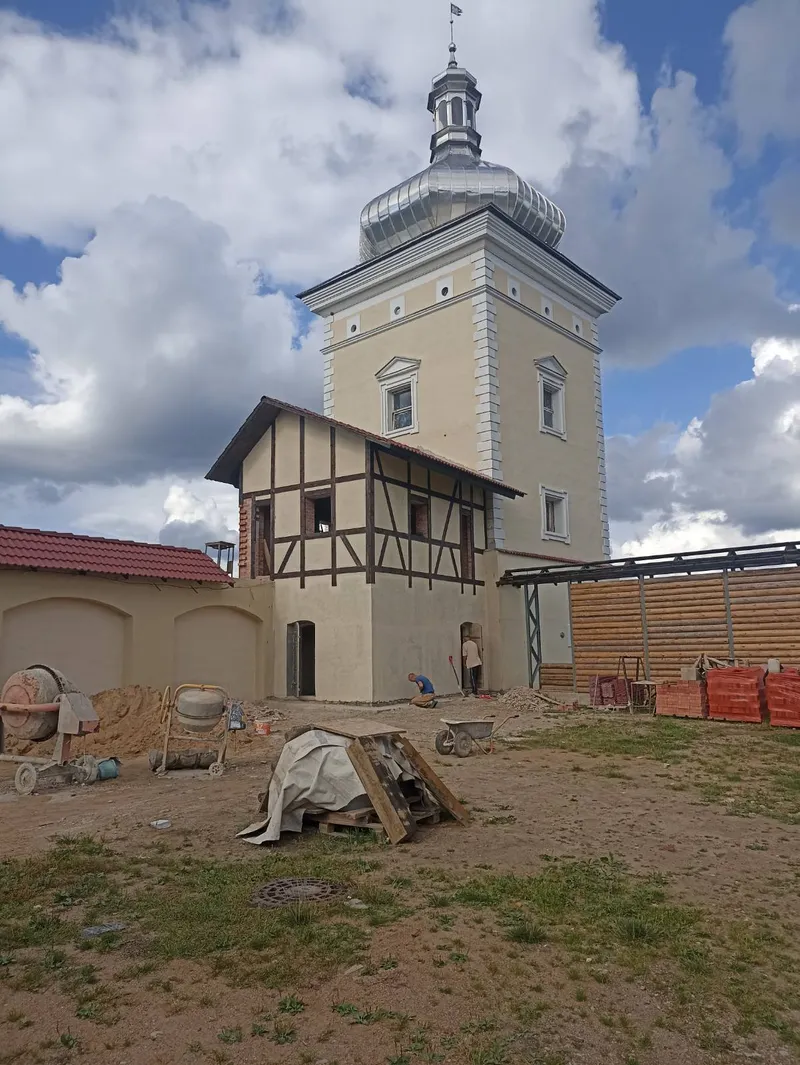 Фахверк пристройка