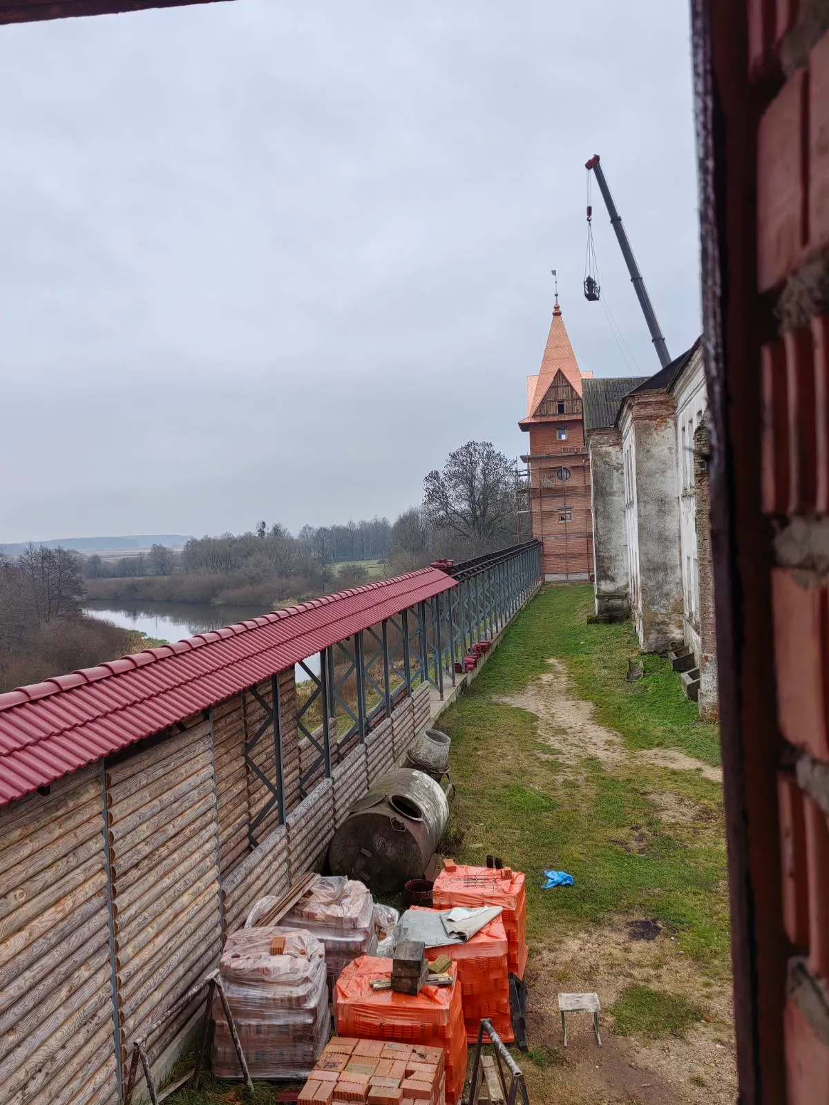 Установка флюгера